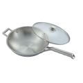 Wok en acier inoxydable 3 plis