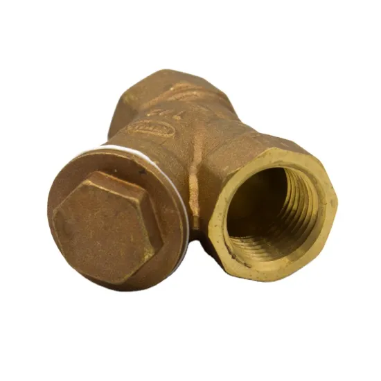 DN50 PN20 Female y-type filter brass Y strainer filter valve with stainless steel mesh insert for water