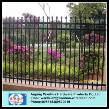 Alibaba China tubular steel security perimeter fence with best price