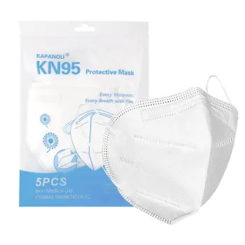 FDA GB2626-2006 KN95 Face Mask With 5 Ply