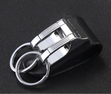 Leather cool keychains for men