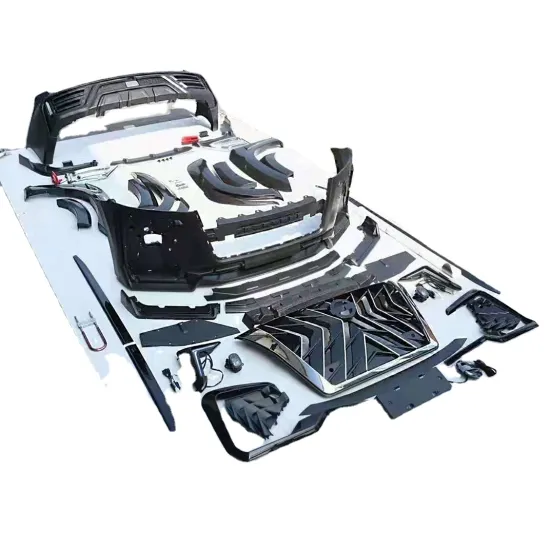 2010-2020 Nissan Patrol Y61/Y62 Car Bumpers Grille Side Skirt - Black HAWK Style Upgrade