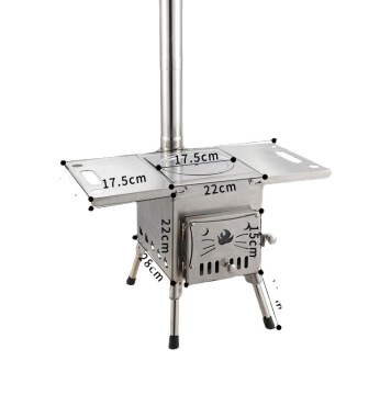 Multifunction Camping Heating Stove Barbecue Smoker Oven Portable Charcoal BBQ Grills