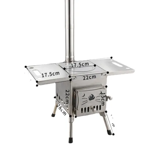 Multifunction Camping Heating Stove Barbecue Smoker Oven Portable Charcoal BBQ Grills