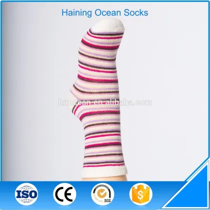 The processing factory cute stripe children kids seamless oem socks