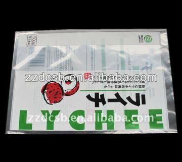 LDPE Plastic frozen food vacuum packing Bag