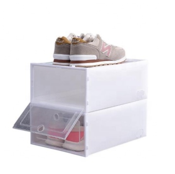 Hot Sale Custom Transparent PP Folding Shoe Storage Box