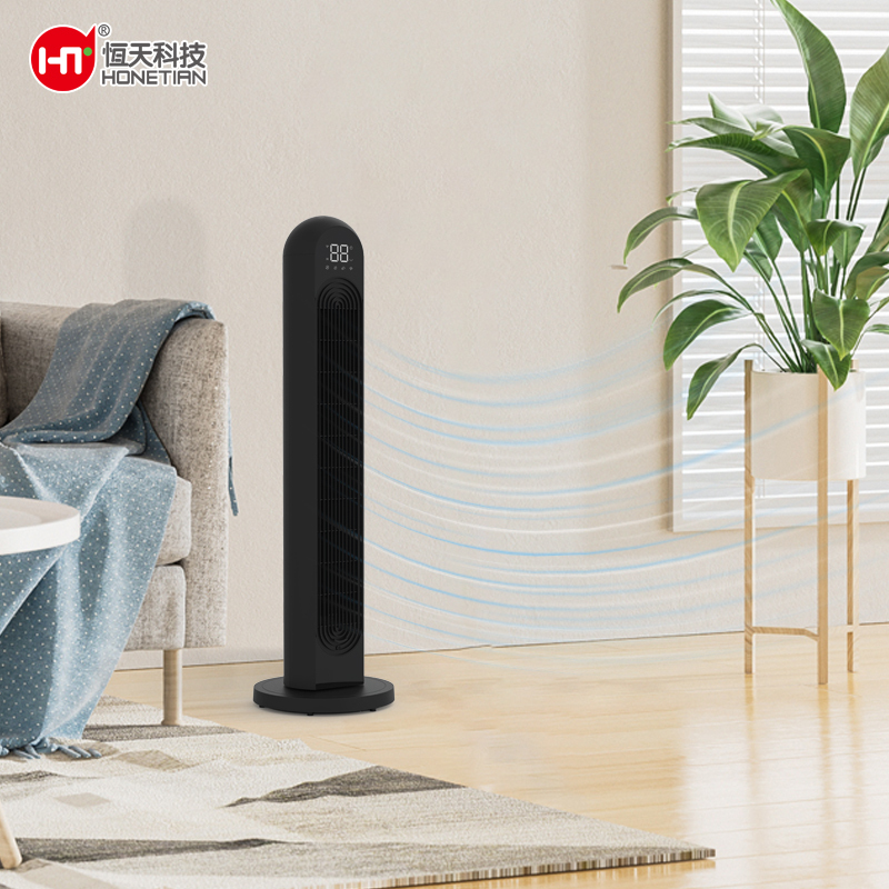 HONETIAN large size 12 speeds 4 modes 12 timer hot sellers 40W custom colors indoor plastics tower fan