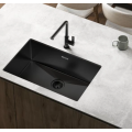 Black Stainless Steel Kitchen Sink with R10 Angle