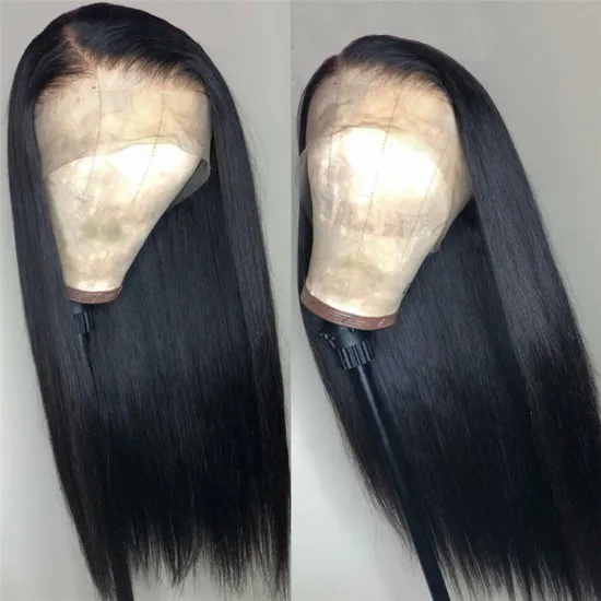30 32 Long Length Raw Lace Front Wig For Black Women Free Lace Wig Samples Raw Brazilian Cuticle Aligned Hair Lace Closure Wig
