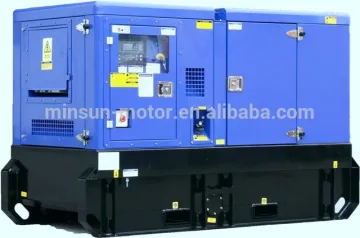 low fuel consumption silent diesel generator set with cheap price