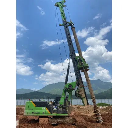 TYSIM Engineering Construction Machinery Hydraulic Rotary Drilling Rig KR220C with CAT Chassis