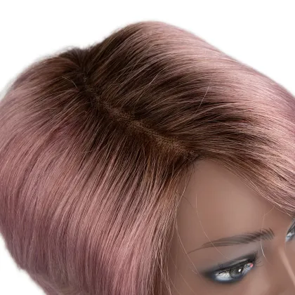Rebecca Dream Purple Short Human Hair Wigs Wholesale Cheap Cut Short Human hair Wigs For Black Woman 100 human hair wigs
