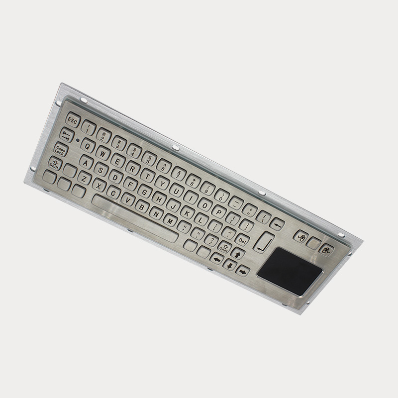 لوحة المفاتيح المعدنية المخربة مع وسادة اللمس للكشك