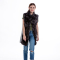 Fashionable fur vest coat