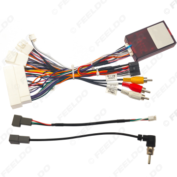 16pin Power Cord Wiring Harness Adapter with CANBUS Box for KIA KX5/KX7 and Hyundai Sonata 9 (2016) Installation Head Unit
