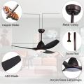 New Arrival Modern Decorative ABS Ceiling Light Fan