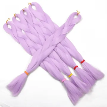 STOCK 24inch Solid Color Jumbo Braids Hair Pink Red Blue Purple Yaki Texture Synthetic Hair Extensions