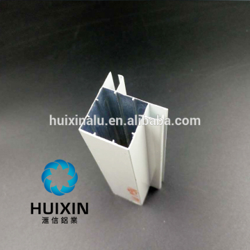 6063T5 Wooden grain office partition cabinet aluminum alloy door extrusion profiles