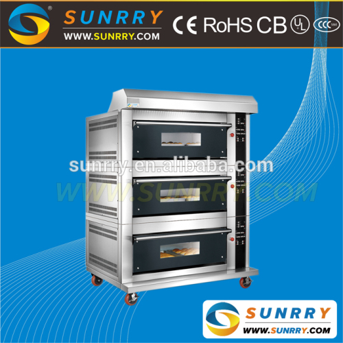 CE approved restaurant baking equipement, bread deck oven