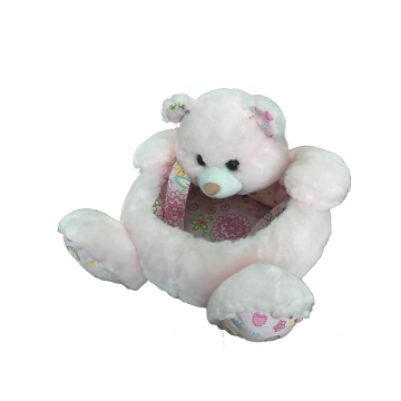 Плюшевый медвежонок в розовом