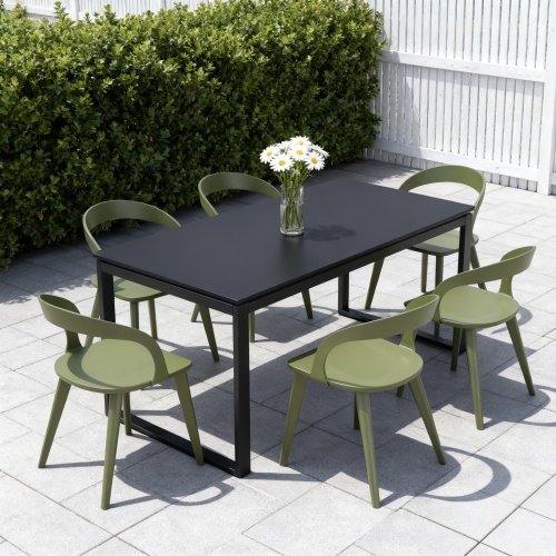 outdoor chair Innovative Design with Curved Backrest