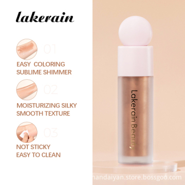 Long-Lasting Vegan Liquid Shimmer Highlighter: Custom Private Label Body Glitter Makeup