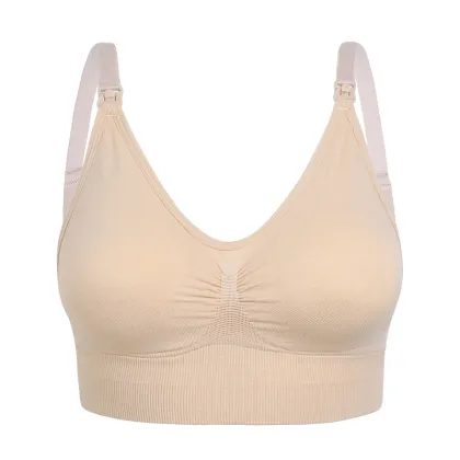 maternity nursing bra seamless maternity breastfeeding br breastfeedi window feeding autumn and winter warm maternity underwear