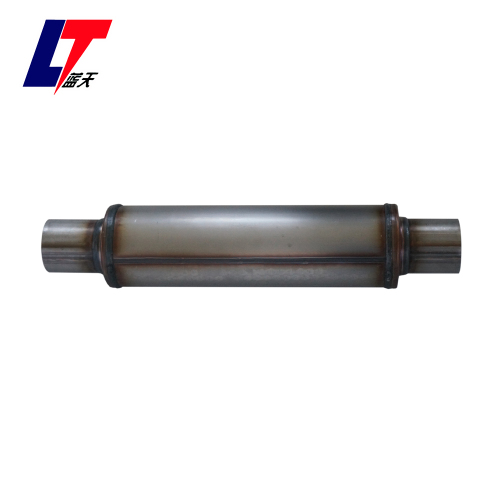 Acero inoxidable 4 &#39;&#39; redonda silenciador de coche LT414200