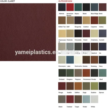 New design outdoor 8CM vinyl leather for HEALTHCARE and contract