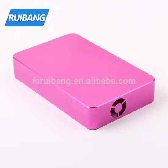Customized aaa small extruded aluminum enclosures extruded aluminum case control enclosure
