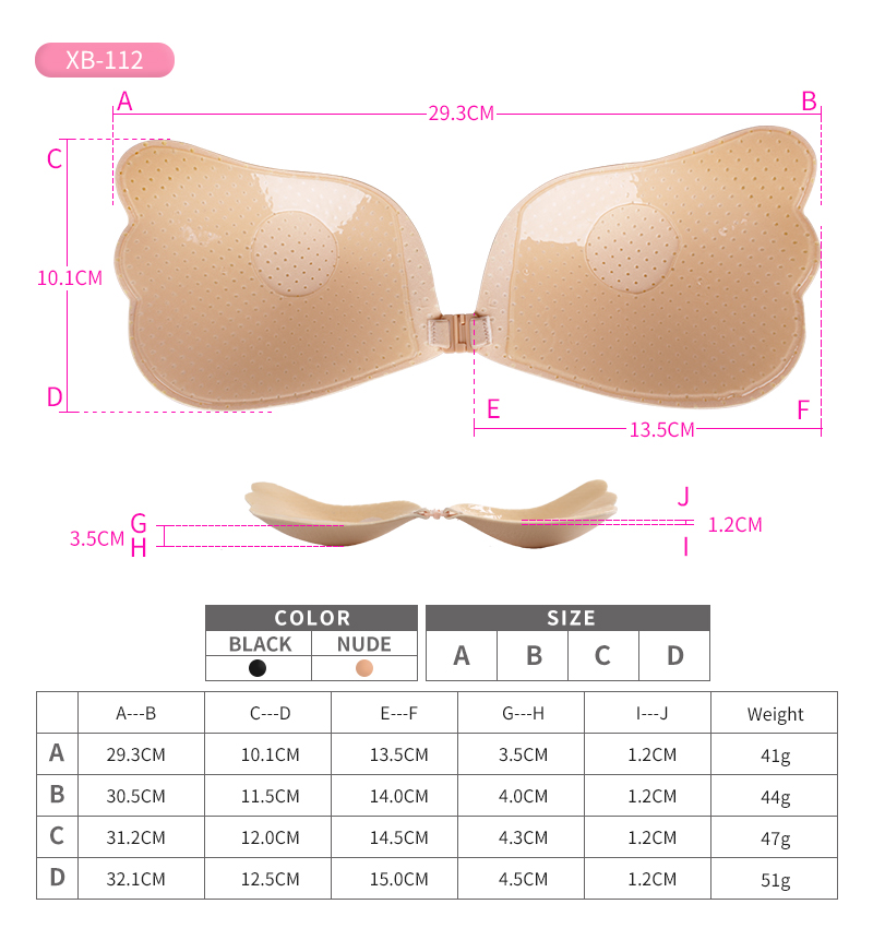 reggiseno in silicone brasilicone push up