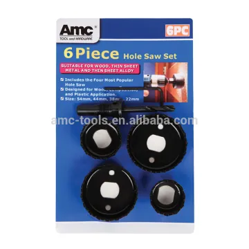 6pc Bi-metal hole saw(42025A Cutting Tools,hole saw,deep hole saw)