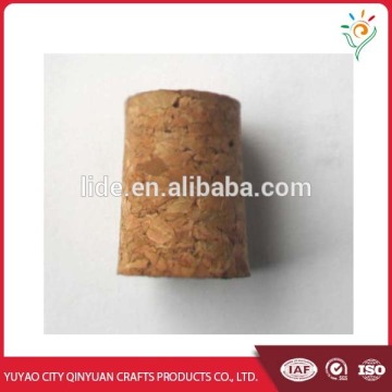 China wholesale cheap agglomerated cork stopper, tapered cork stoppers