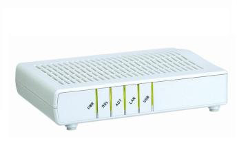 Single port ADSL 2+ modem router