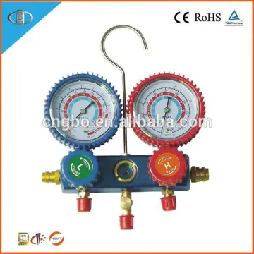 R-134A Brass Manifold Gauge Set