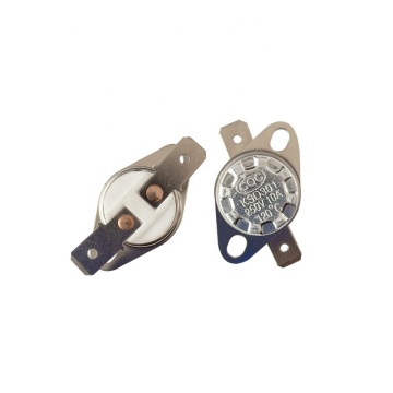 Customized Snap-Action Temperature Controller Bimetallic Thermal Cut-Off Switch KSD301 for Water Heater
