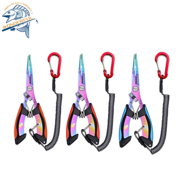 Stainless Steel Multi-Functional Olecranon Fishing Pliers with Titanium Plating
