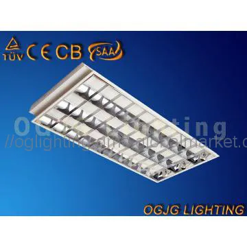 T8 36w Recessed Office Grill Light