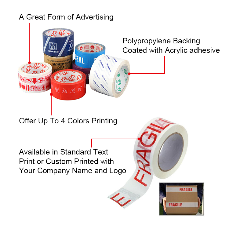 printed bopp packing tape