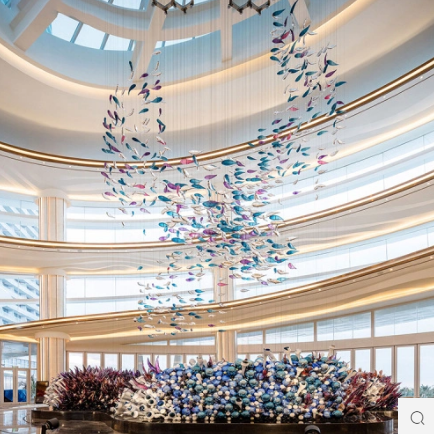"Luxury Chandeliers: The Epitome of Elegance in Hotel Decor"