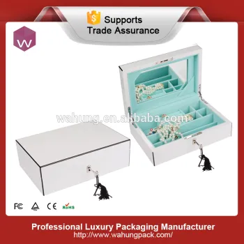 New design custom wooden jewelry gift packaging box wholesale