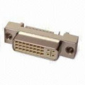 Conector DVI 24 + 5 de ángulo femia