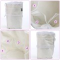 PU Pouches Lightweight Multifunctional Barrel Shaped Storage Bag Factory