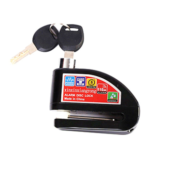 Motorcycle Bike Alarm Sound Lock with Disc Brake Lock 110db Waterproof Bicycle Lock