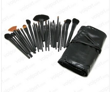 2013 Hot Sale 32 Piece Black Makeup Brush Set