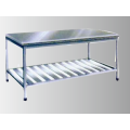 Table pliante en acier inoxydable en salle blanche