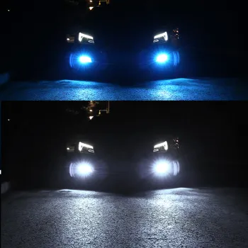2pcs Double Color H11 LED High Quality Auto Fog Lamp Bulbs - H1 H3 H7 H8 9006 HB4