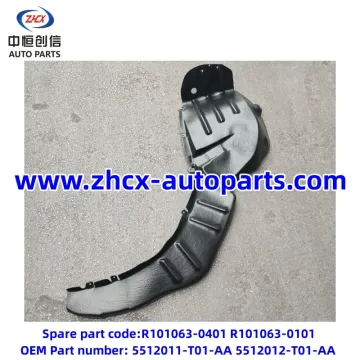Front Fender podšívka pro Changan Honor