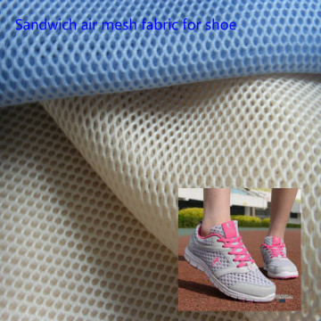 100% polyester knitted sandwich air mesh fabric for shoe